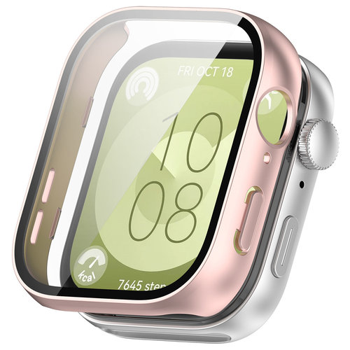 适用华为HUAWEI watch FIT3手表保护壳钢化膜屏幕贴膜防摔fit4pro运动智能手环表带保护套腕带透明防刮表壳