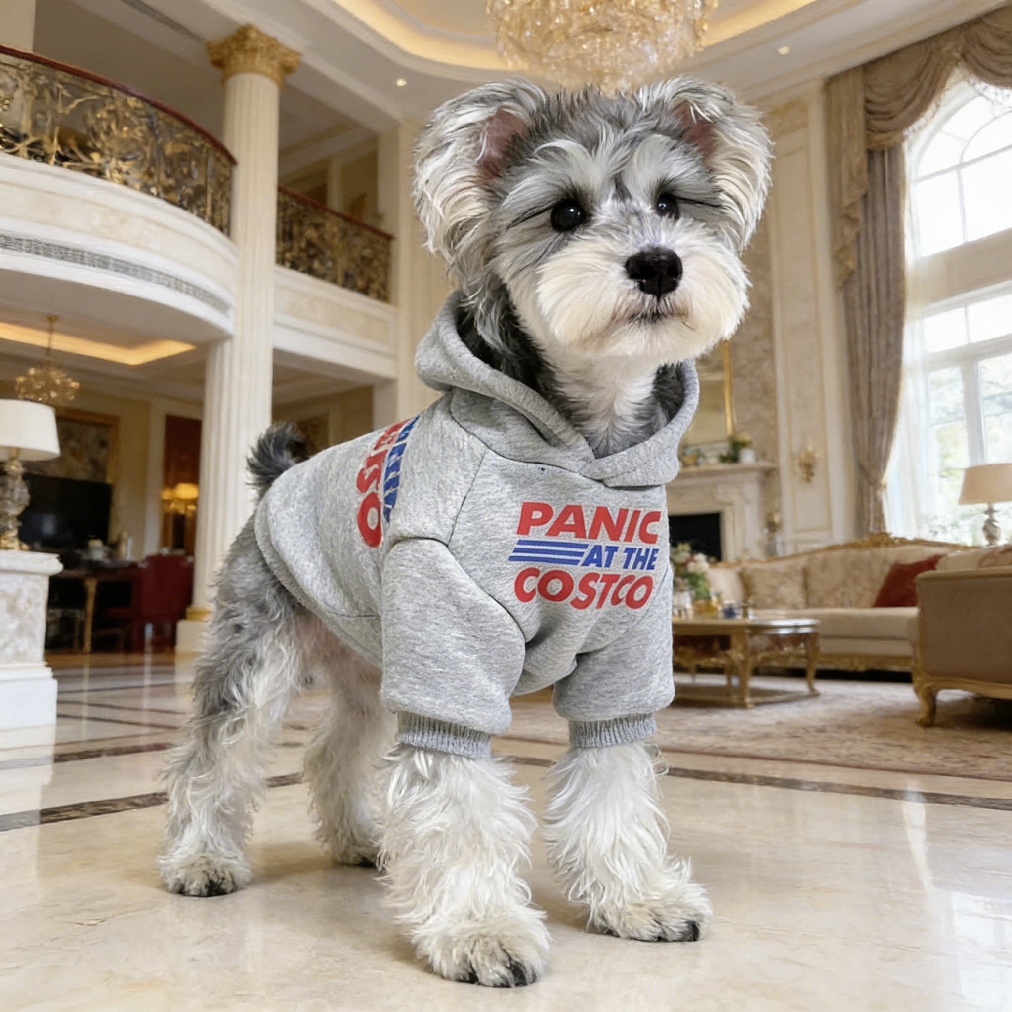 纳瑞衣服新冬装卫衣韩版字母休闲潮流卫衣加绒保暖居家猫咪狗外套