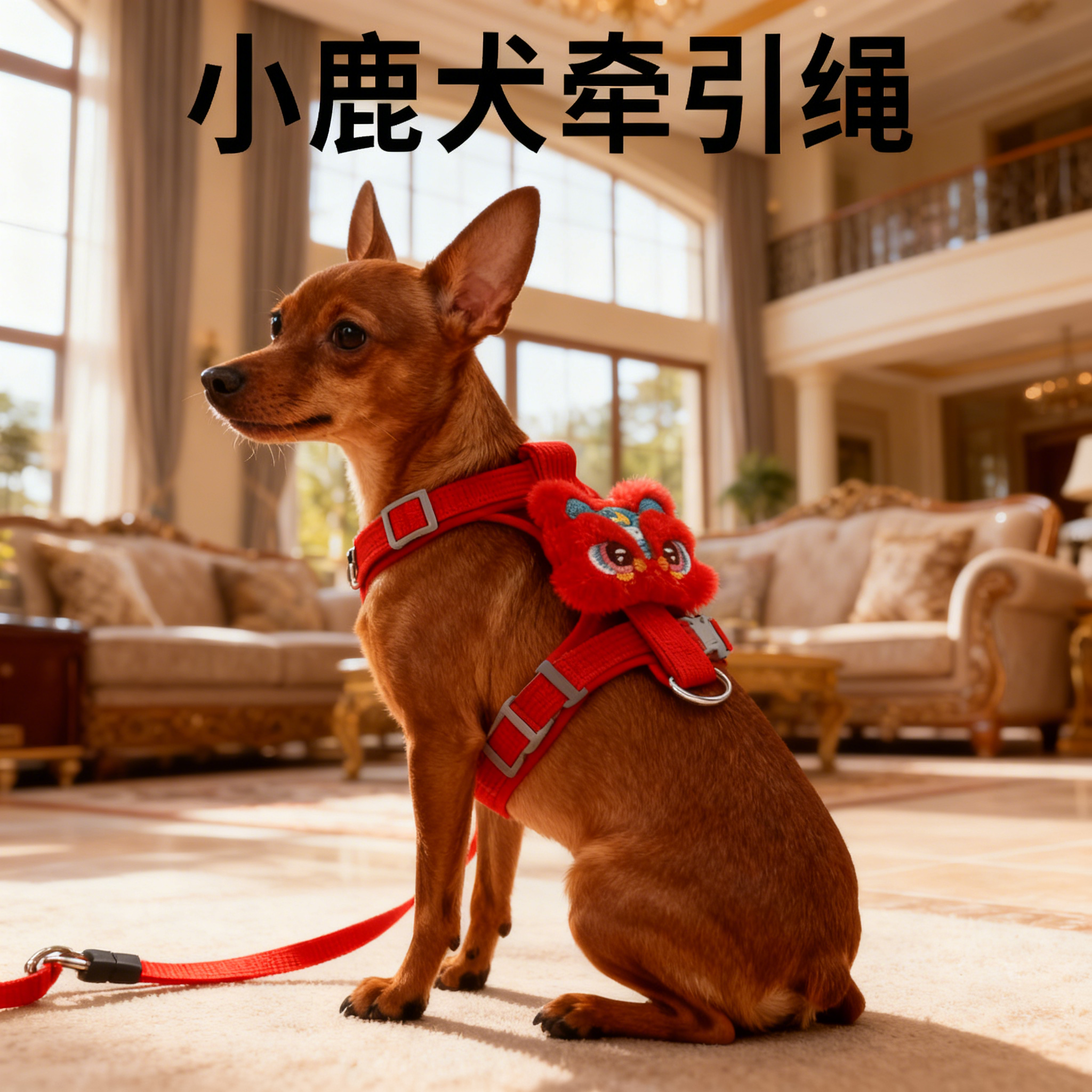 国潮醒狮 中国风过年宠物牵引绳工字型猫咪牵引绳过年狗狗牵引绳,宠物/宠物食品及用品,猫牵引绳,淘宝优惠券,粉丝福利购,淘宝优惠卷