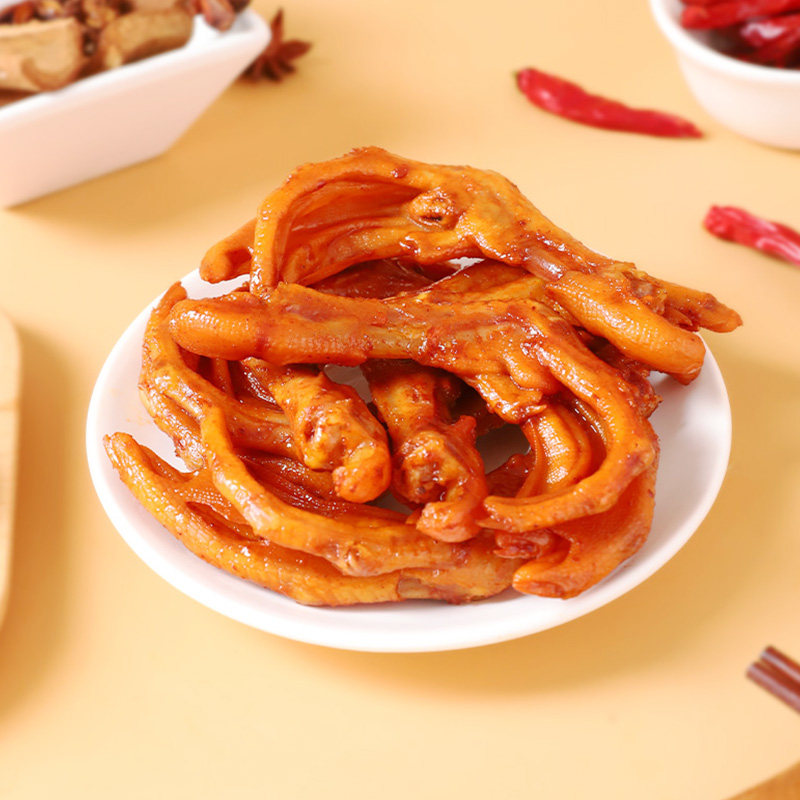 帝煌烤卤旗舰店大鸭脚鸭掌锁鲜盒装帝皇香辣卤味零食江西特产熟食