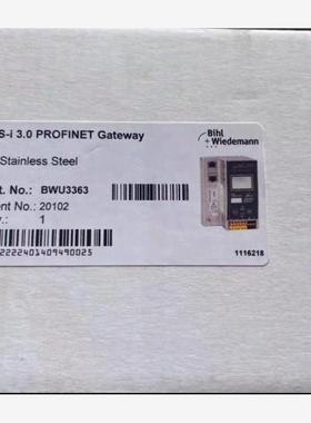B+W必威网关BWU3363现货BihlWiedemann网关模块可编程控制器