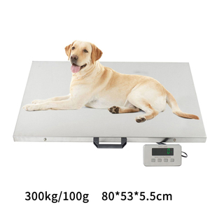 宠物医院专用体重秤不锈钢宠物店电子健康秤猫猫狗狗大型宠物地秤