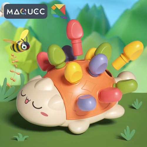 麦巧适（MAQUCC）婴幼儿益智玩具专注力训练颜色认知数学启蒙拼插