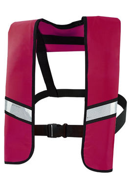 越翔安防便携式成人自动充气救生衣大人专业船用浮力求生夏款薄款