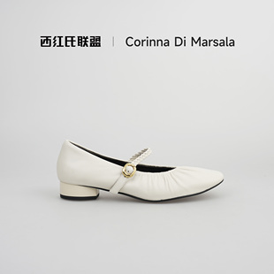 【粉红专享】【西红氏】玛丽珍鞋X22B212525-1跟高3cm半码拍大