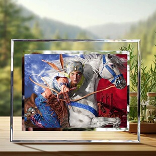 JOJO的奇妙冒险同人周边画师卢瑟破忒头摆台相框高清定制立式摆件