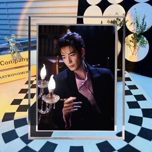 陈星旭周边高清相片书桌玄关摆件创意摆台正品玻璃相框装饰品礼物