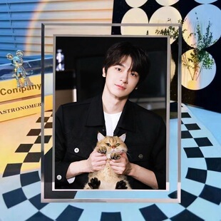 林一周边水晶玻璃相框桌面摆件创意装饰画框定制冲印相片照片礼物