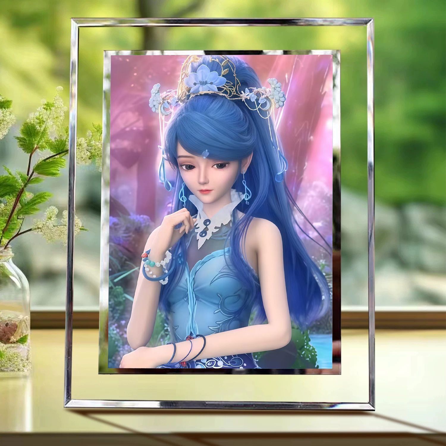 新款叶罗丽陈思思周边水晶相框