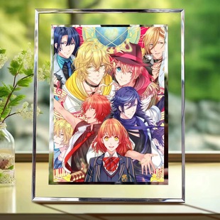 歌之王子殿下周边水晶玻璃相框摆台动漫5寸6寸diy定制桌面摆件