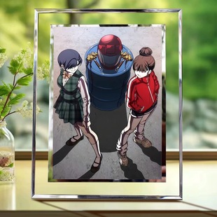 尹佳蓝李惠娜玩物周边水晶玻璃相框定制宿舍高档简约精致摆台礼物