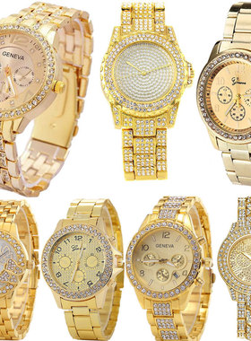 2018 women diamond wrist watch tops ladies quartz watches