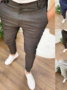 casual pants overalls trousers men 男士休闲小脚裤2021年新款