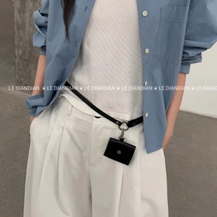 韩系腰包 秋冬搭配神器皮带小方包钥匙零钱包穿搭小配饰服饰搭配