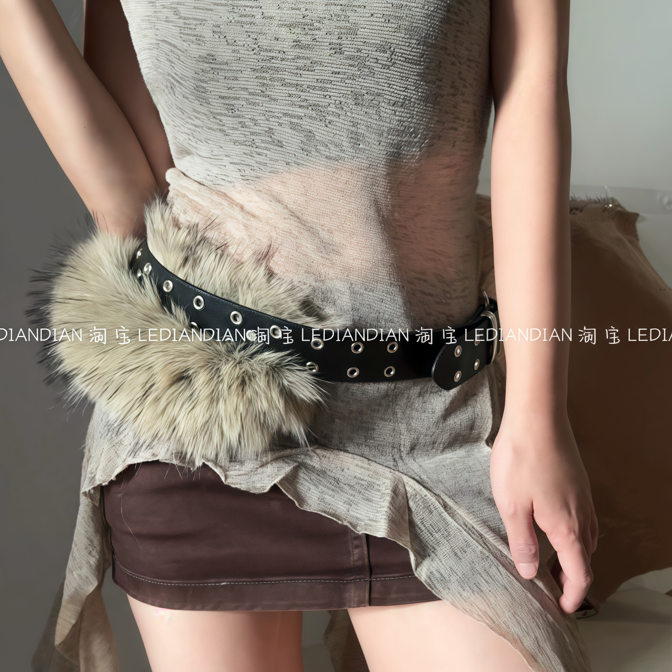 复古美式辣妹日系腰封腰带