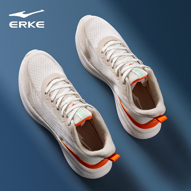 鸿星尔克运动鞋男透气红星正品网面减震软底跑步鞋子跑鞋男鞋erke