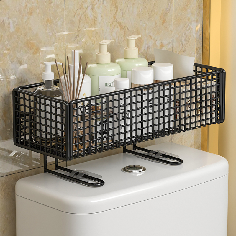 速发上桶置物架马方物生间免打孔浴室厕所洗手间用品储卫架子收纳