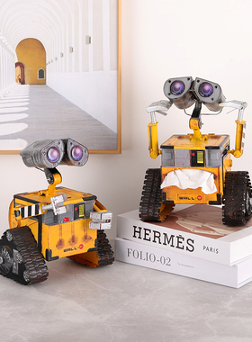 速发金属关力摆件家居装饰客玄瓦收纳创意存钱罐品厅纸巾盒