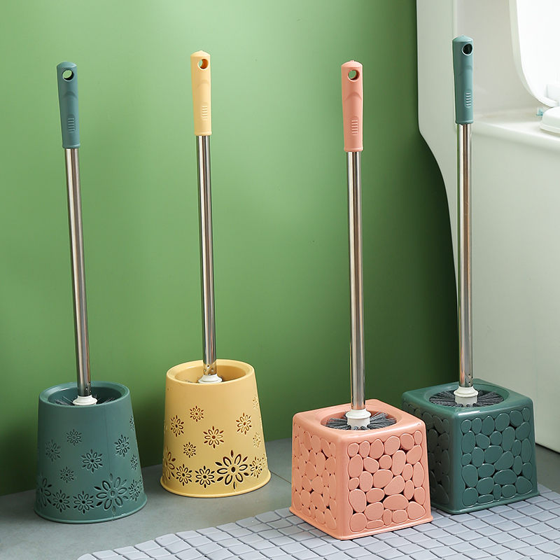 速发马桶刷套装卫生间免打孔挂墙式洁清刷家用带底座洗厕所刷子无