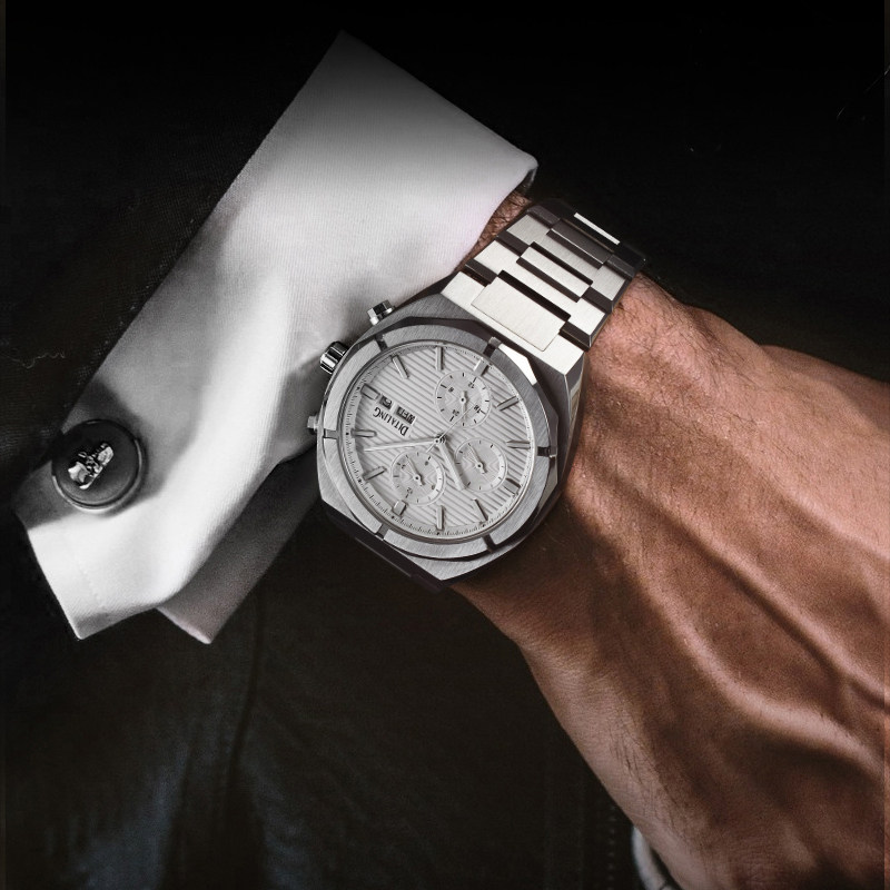 ditaling新款男士手表皇家系列全自动机械镂空十大多功能腕表品牌