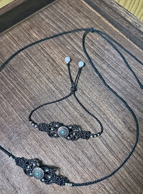 云之羽抹额编织手绳宫远徵同款宫尚角抹额宫子羽材料包教程发饰