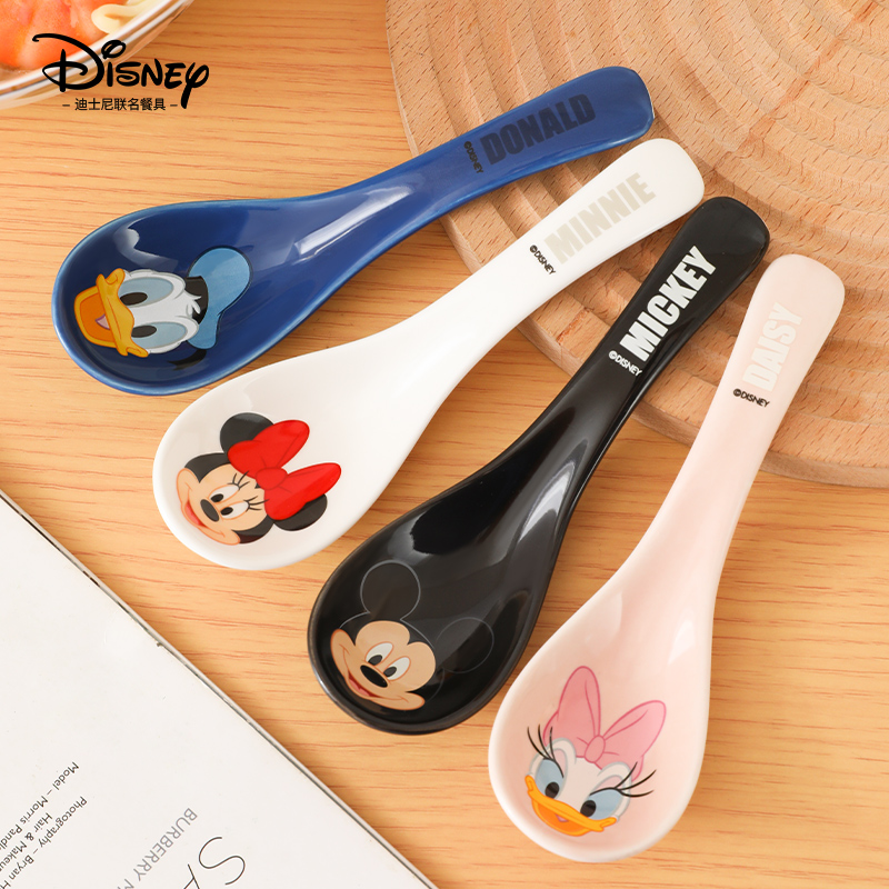 西亚拉迪士尼正版可爱陶瓷小勺