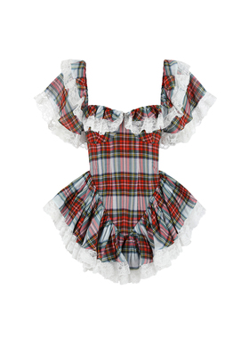 圣诞特辑|啤酒节红格子 丘比特迷你连衣裙 Selkie Collection