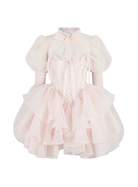 春上新｜连衣裙两件套 布莱希粉迷你连衣裙Selkie Collection