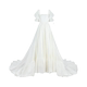 真心系列｜大拖尾婚纱礼服裙 collection 象牙白丝棉礼服裙Selkie