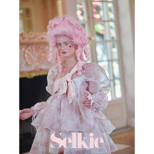 【经典系列】复古贝芙丽 长袖挖洞 迷你连衣裙Selkie collection