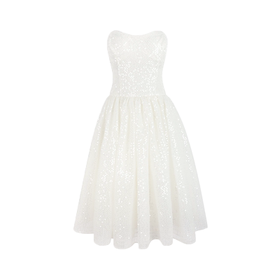 NYE新年礼物|扮靓爆闪抹胸茶歇裙 亮片连衣裙Selkie collection