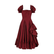 圣诞特辑|音乐家的礼服 酒红色迷笛连衣裙Selkie Collection