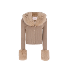 百搭开衫毛领毛袖针织衫早秋外搭Selkie collection