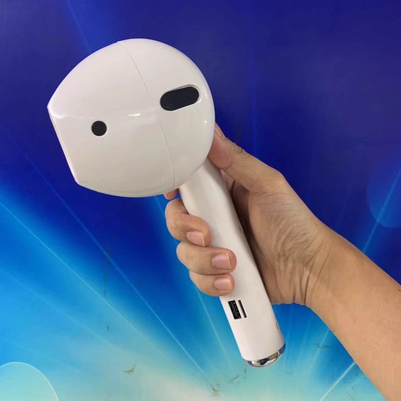 抖音爆款 超大巨型耳机音箱 大号苹果二tws马卡龙耳机蓝牙音箱