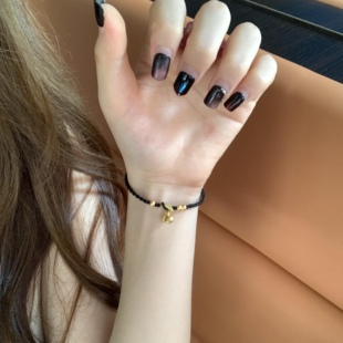 黄金纯金铃铛吊坠999足金转运珠项链款编织手绳七夕情人节送女友