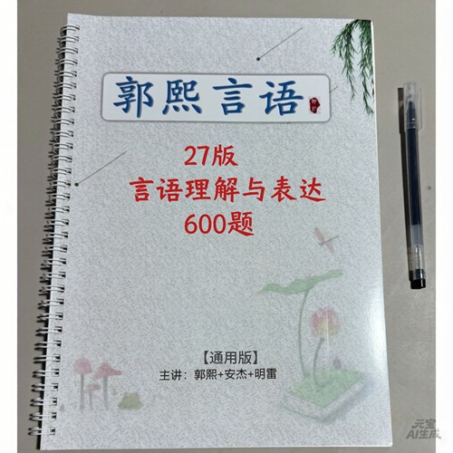 2027郭熙言语高分十二技考前前必做200题100题讲练练习册