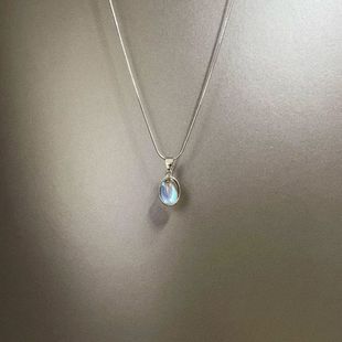 moonstone项链 steel Vintage古着 Titanium