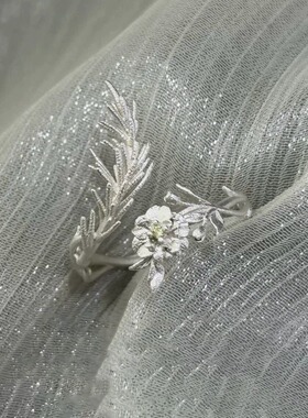 雪松与山茶花·INFJ印象戒指新中式立体花朵气质文艺风清冷感指环