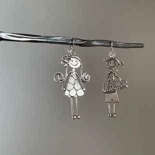 耳环复古朋克风小众独特 Friend New Vintage古著