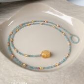 锁骨链 民族风小众手作串珠项链复古新中式 SUNNYZOO 青暮