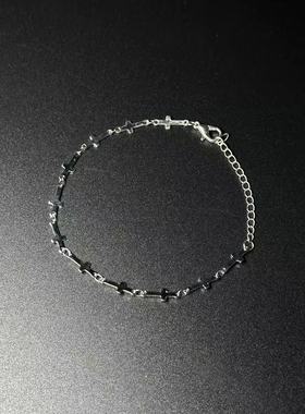 Vintage古著 Fanxiya Bracelet十字架拼接链条手链嘻哈哥特风手饰