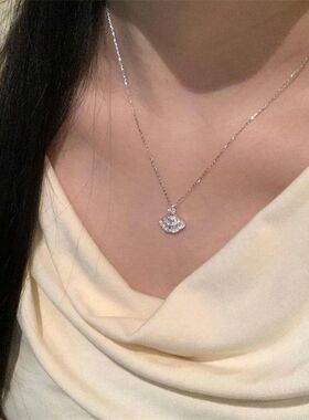 公主的裙摆项链女千金贵气高级感锁骨链生日礼物送闺蜜配饰