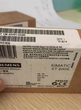 全新正品未开封6ES7138-4DF01-0AB0 6ES7 138-4DF01-0AB0现货销售