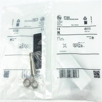 IFM易福门电感式接近开关IFT203 /IFT204直流三线PNP插件式传感器