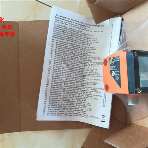 德国原装易福门测距传感器O1D102 O1D100原装现货欢迎询价包邮