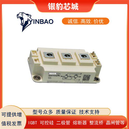 SKM400GB123D SKM100GB125DN SKM200GB125D全新原装IGBT模块现货