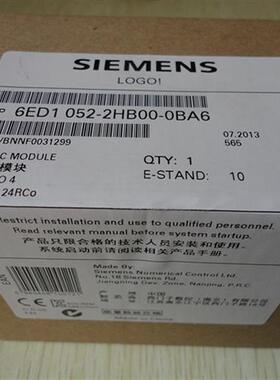 6ED1052-2HB00-0BA6 LOGO!模块24RCO 6ED1 052-2HB00-0BA6 现货