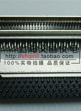 SCSI-68PIN 板焊板公座 /TYCO 公头68芯 90度弯脚插板 公座