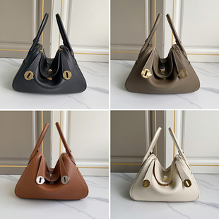 手工定制迷你琳迪包头层牛皮TC皮手提单肩斜挎女包荔枝纹LD医生包