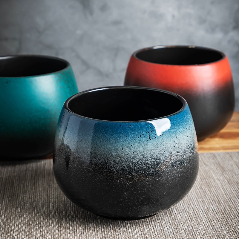 陶瓷茶洗盆茶渣缸中式倒茶叶渣桶碗茶桌面茶水盆废水盂茶钵高